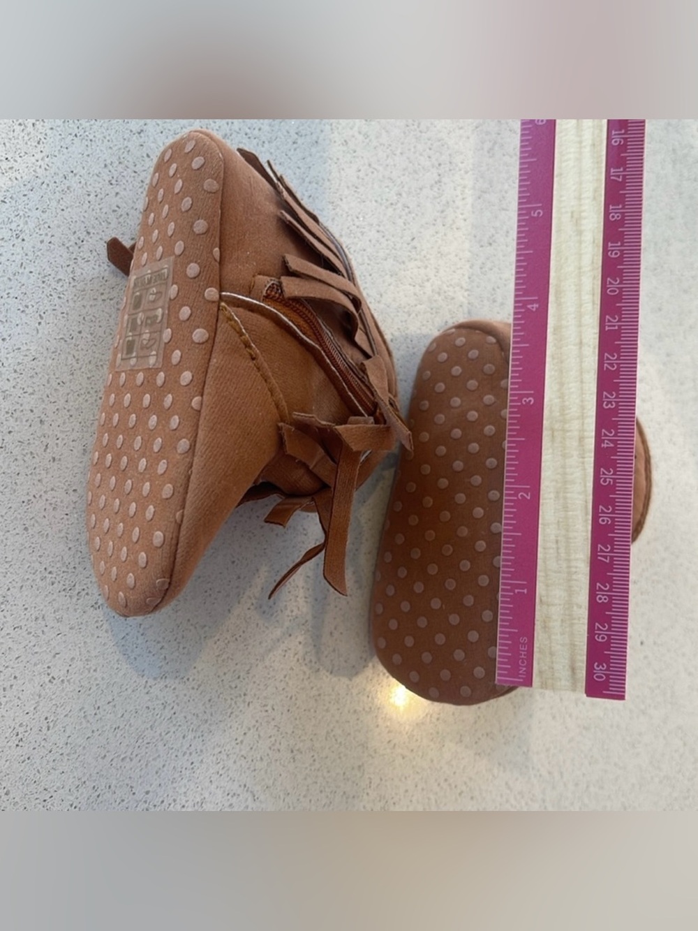 Bundle of 4 Beautiful Pairs of Shoes (0-3 Months) - Picture 3 of 6